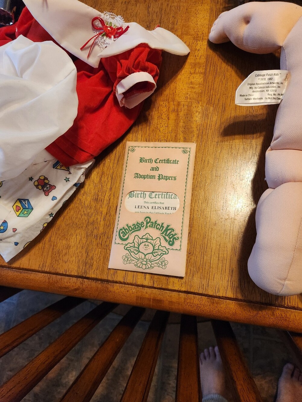 Cabbage Patch In Red Dress - - Picture 4 of 4